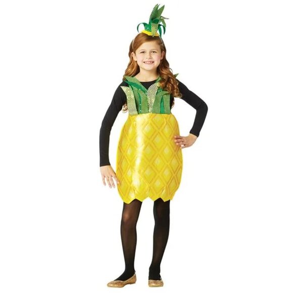 Rasta Imposta Other - Rasta Imposta Pineapple Dress Child Costume (7-10)
